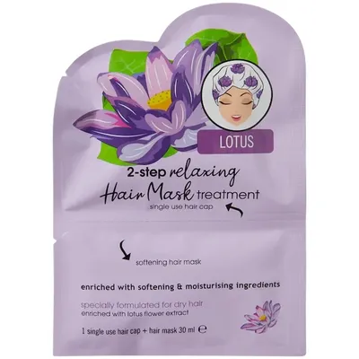Action 2-Step Relaxing Hair Mask Treatment Lotus (Maska do włosów w czepku  `Lotos`)