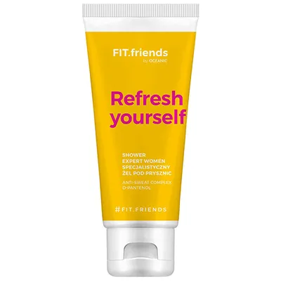 FIT.Friends by Oceanic Refresh Yourself Shower Expert Woman, Specjalistyczny żel pod prysznic `Anti-sweat complex, D-pantenol`