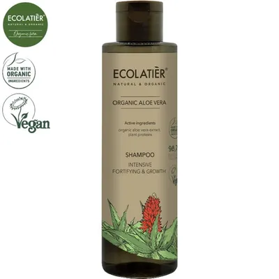 Ecolatier Organic Aloe Vera, Shampoo Intensive Fortifying & Growth (Szampon wzmacniający i stymulujący wzrost)