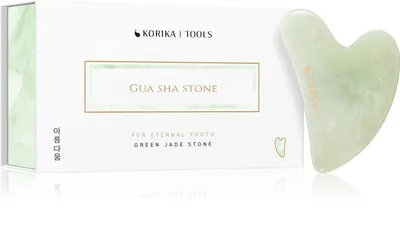 Korika Gua Sha Stone Green Jade (Kamień do masażu twarzy)