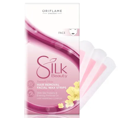 Oriflame Silk Beauty, Hair Removal Facial Wax Strips (Paski z woskiem do depilacji twarzy (nowa wersja))