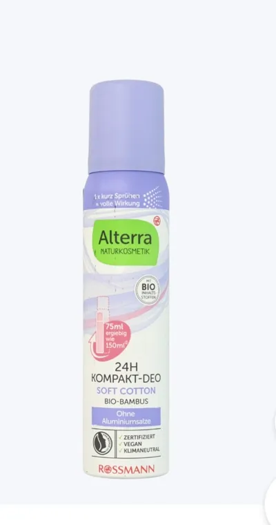 Alterra 24h Kompakt Deo Soft Cotton Bio-Bambus (Dezodorant kompaktowy)