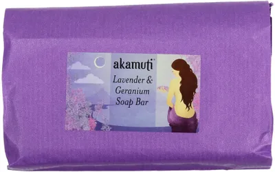 Akamuti Lavender & Geranium Soap Bar (Mydło z lawendą i geranium)