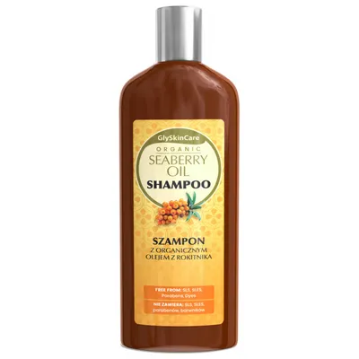 GlySkinCare Organic Seaberry Oil Shampoo (Szampon z organicznym olejem z rokitnika)