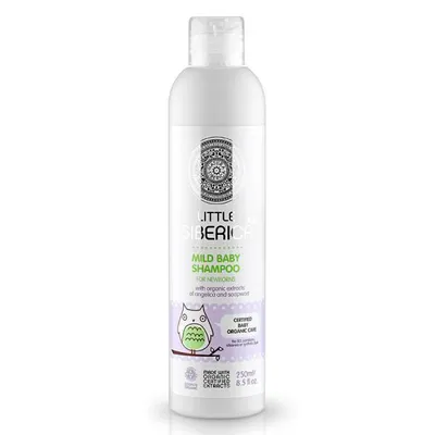 Natura Siberica Little Siberica, Delikatny organiczny szampon do włosów dla noworodków