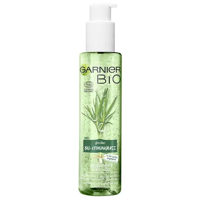 Garnier Bio, Fresh Lemongrass Detox Gel Wash (Detoksykujący żel myjący z trawą cytrynową))