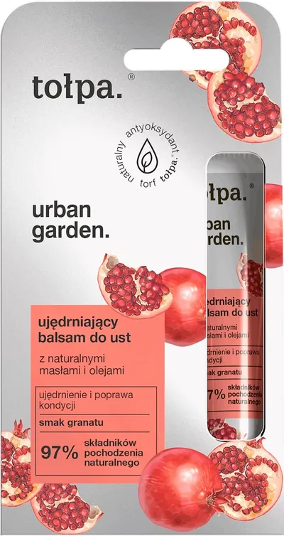 Tołpa Urban Garden, Ujędrniający balsam do ust `Granat`
