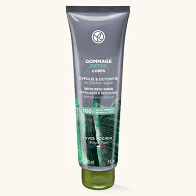 Yves Rocher Gommage Detox Corps (Detoksykujący peeling do ciała z węglem roślinnym)