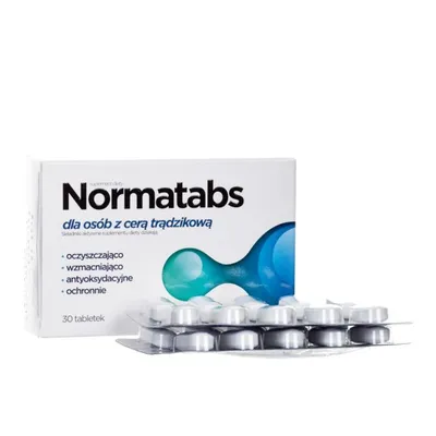 Aflofarm Fabryka Leków Normatabs, Suplement diety przeznaczony dla osób z cerą trądzikową