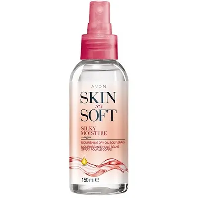 Avon Skin So Soft, Silky Moisture, Nourishing Dry Oil Body Spray (Nawilżająco-odżywczy olejek do ciała w sprayu (nowa wersja))