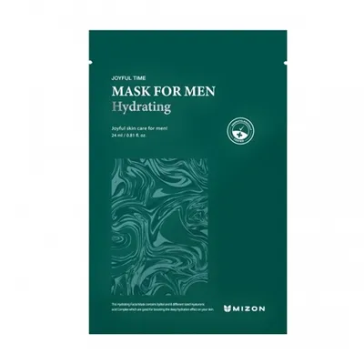 Mizon Joyful Time, Mask For Men Hydrating (Nawilżająca maska w płacie dla mężczyzn)