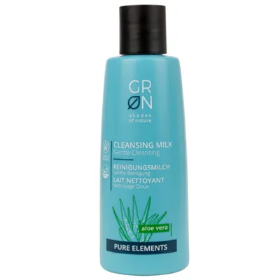 GRN - Shades of Nature (GRON) Pure Elements, Cleansing Milk Aloe Vera (Mleczko oczyszczające z aloesem do skóry wrażliwej)