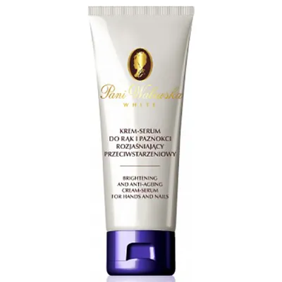 Pani Walewska White, Ochronny krem - serum  do rąk i paznokci