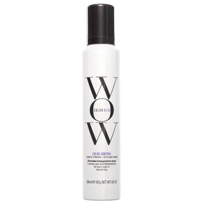 Color Wow Color Control Purple Toning Styling Foam (Fioletowa pianka tonizująca do włosów blond)