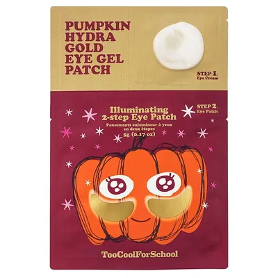 Too Cool For School Pumpkin Hydra Gold Eye Gel Patch (Hydrożelowe płatki pod oczy)