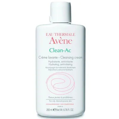Eau Thermale Avene Clean Ac, Dermo-Cleanser (Łagodny krem/żel oczyszczający)