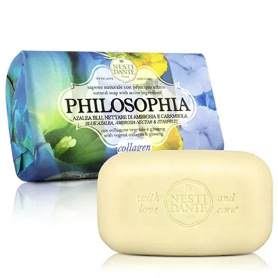 Nesti Dante Philosophia Collagen, Blue Azalea, Ambrosia Nectar & Starfruit Natural Soap (Naturalne mydło toaletowe o  zapachu błękitnej azalii, nektaru z ambrozji i karamboli)