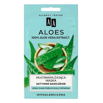 AA Aloes, Multinawilżająca maska `Aktywne nawilżenie`