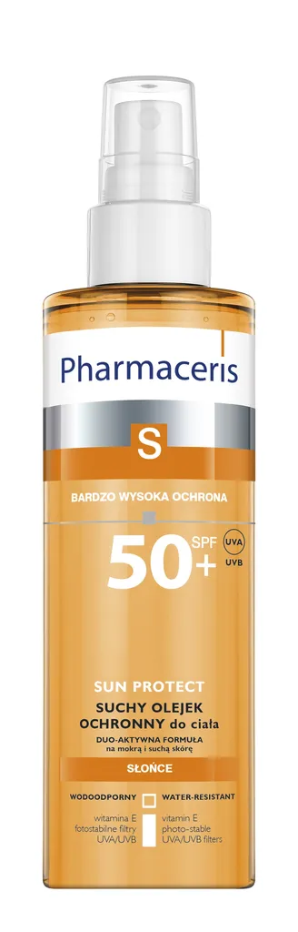 Pharmaceris S, Suchy olejek ochronny do ciała SPF 50+