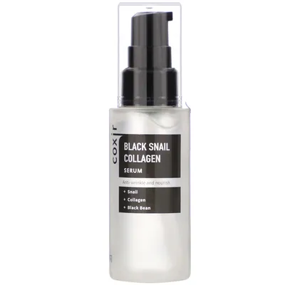 Coxir Black Snail Collagen Serum (Serum przeciwstarzeniowe do twarzy z mucyną ślimaka i kolagenem)