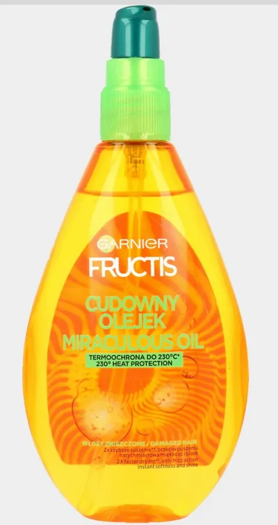 Garnier Fructis, Miraculous Oil (Cudowny olejek `Termoochronna do 230°C` (nowa wersja))