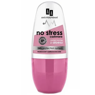AA No Stress Cashmere, Antyperspirant w kulce dla kobiet 24h