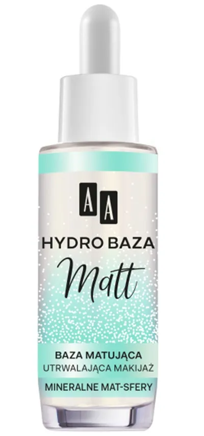 AA Wings of Color Hydro Baza Matt, Baza matująca utrwalająca makijaż `Mineralne Matt Sfery`