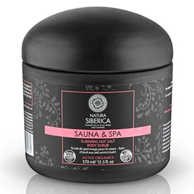 Natura Siberica Sauna & SPA, Gorący solny peeling do ciała antycellulitowy