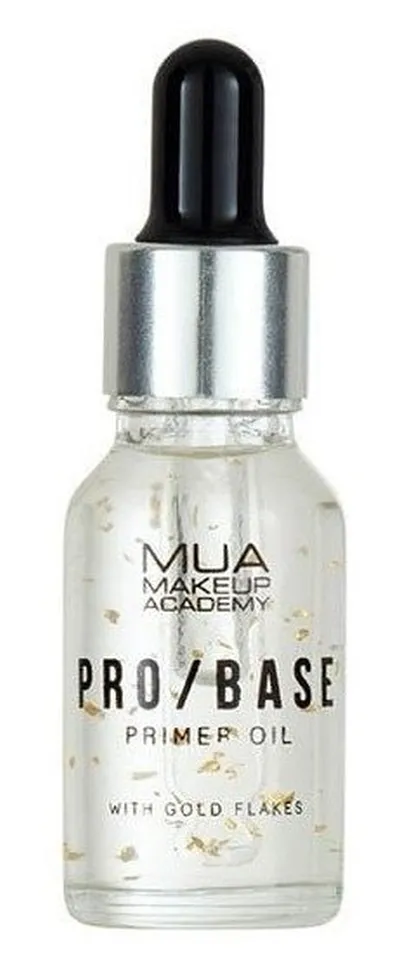 Make Up Academy (MUA) Pro/Base Primer Oil with Gold Flakes (Rozświetlająca baza olejkowa pod makijaż z płatkami złota)