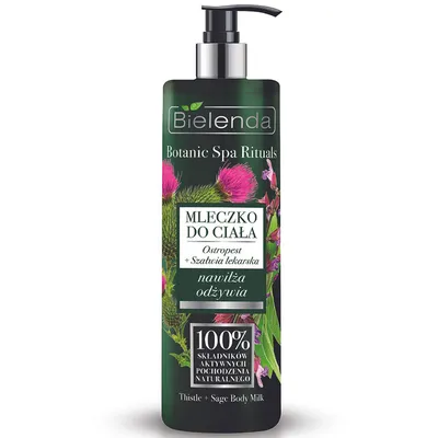 Bielenda Botanic Spa Rituals, Mleczko do ciała `Ostropest + szałwia lekarska`