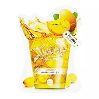 Holika Holika Juicy Mask Sheet Mango (Nawilżająco-rewitalizująca maseczka w płachcie)