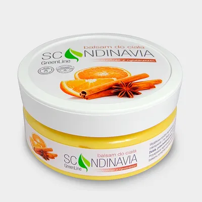 Scandinavia Green Line, Balsam do ciała `Pomarańcze z cynamonem`