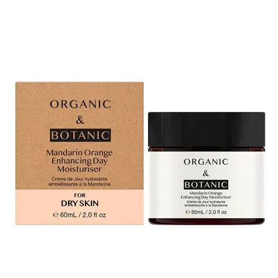 Organic & Botanic Mandarin Orange, Enhancing Day Moisturiser (Wzmacniająco-nawilżający krem do suchej skóry twarzy)