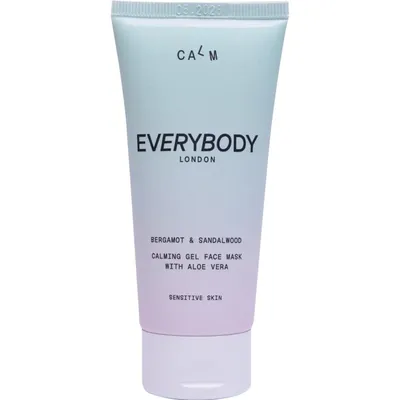 EveryBody London Calm, Calming Gel Face Mask With Aloe Vera, Bergamot & Sandalwood (Łagodząca maseczka do twarzy Bergamotka & Drzewo sandałowe)