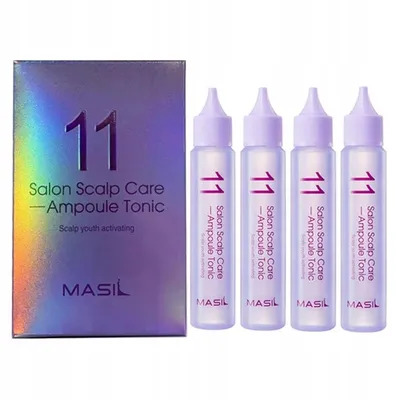 Masil 11 Salon Scalp Care Ampoule Tonic (Odświeżający tonik w ampułkach do skóry głowy)