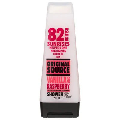 Original Source Raspberry & Vanilla Milk, Shower Gel (Żel pod prysznic z maliną i wanilią)