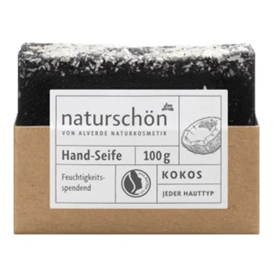 Alverde Naturschön Handseife Kokos (Naturalne Piękno, Mydło w kostce `Kokos`)