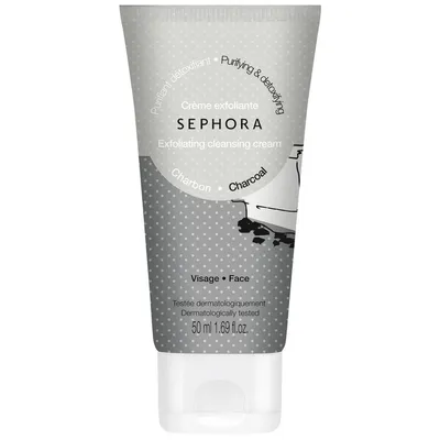 Sephora Carbon, Cleansing Cream (Krem peelingujący z węglem)