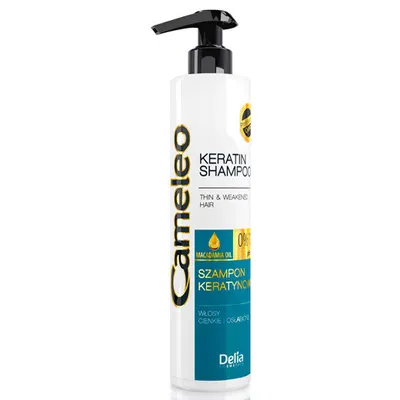 Delia Cameleo BB, Keratin, Szampon bez soli keratynowy do włosów cienkich