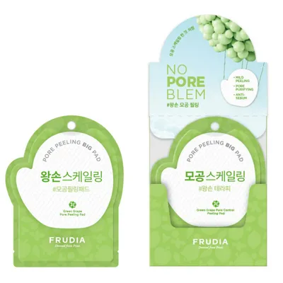 Frudia No PoreBlem, Green Grape Pore Peeling Big Pad (Płatek złuszczający)
