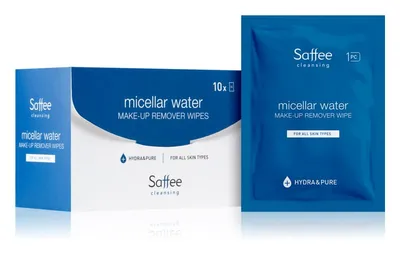 Saffee Cleansing, Micellar Water Make up Remover Wipes (Oczyszczające chusteczki micelarne)