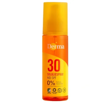 Derma Sun, Soloilespray  SPF30 (Olejek do opalania)