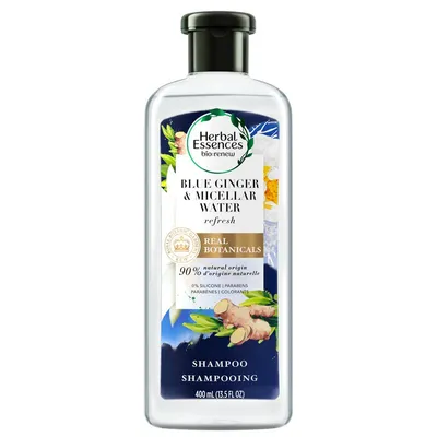 Herbal Essences Bio:renew, Szampon do włosów `Niebieski imbir i woda micelarna`