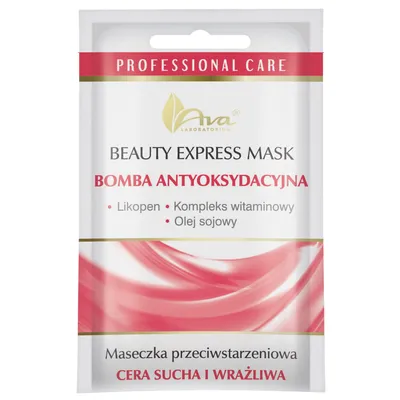 Laboratorium Kosmetyczne AVA Beauty Express Mask, Maseczka przeciwstarzeniowa `Bomba antyoksydacyjna`