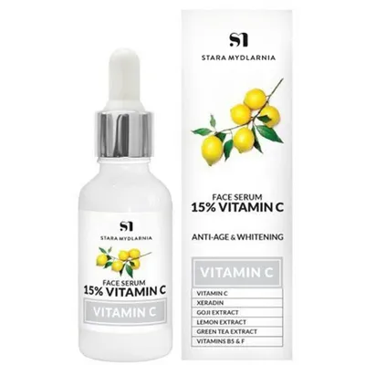 Stara Mydlarnia ECO Receptura Vitamin C, Aktywne skoncentrowane serum do twarzy z witaminą C