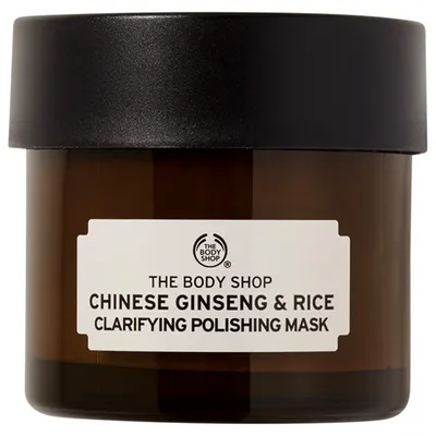 The Body Shop Chinese Ginseng & Rice Clarifying Polishing Mask (Wygładzająca maska do twarzy z żeń-szeniem i ryżem)
