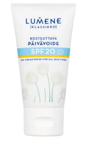 Lumene Klassikko, Moisturizing Day Cream SPF20 (Nawilżający krem na dzień SPF20)