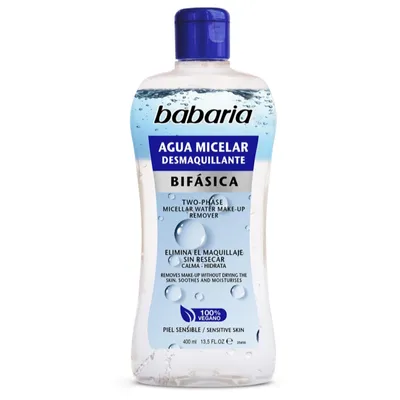 Babaria Natural Cosmetics Two-phase Micellar Water Make-up Remover (Płyn micelarny dwufazowy)