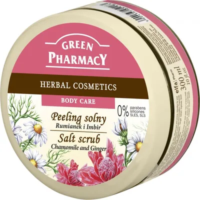 Green Pharmacy Peeling solny `Rumianek i imbir`