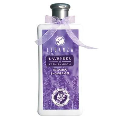 Rosa Impex Leganza Lavender, Relaxing Shower Gel (Relaksujący żel pod prysznic)